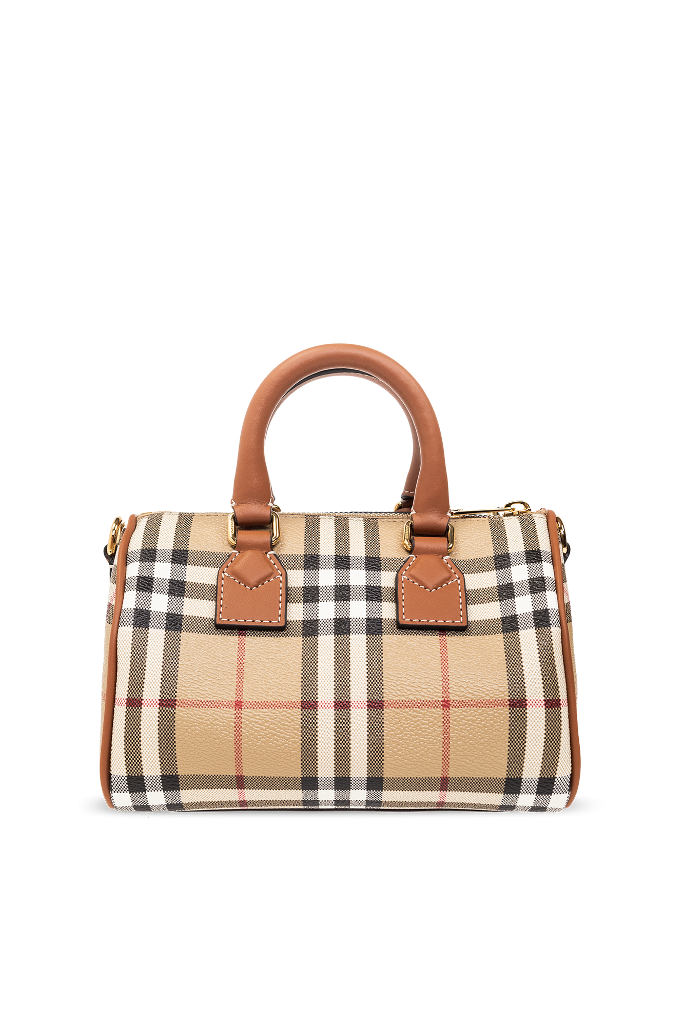 Burberry haymarket bowling online bag